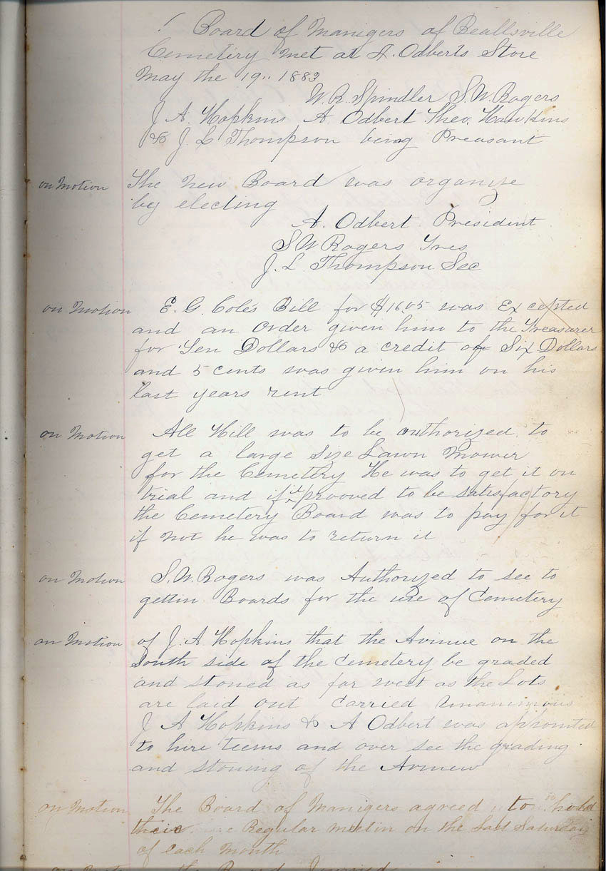 minute book
